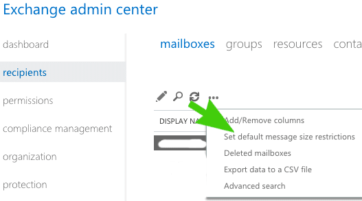 Attachment and email size limits