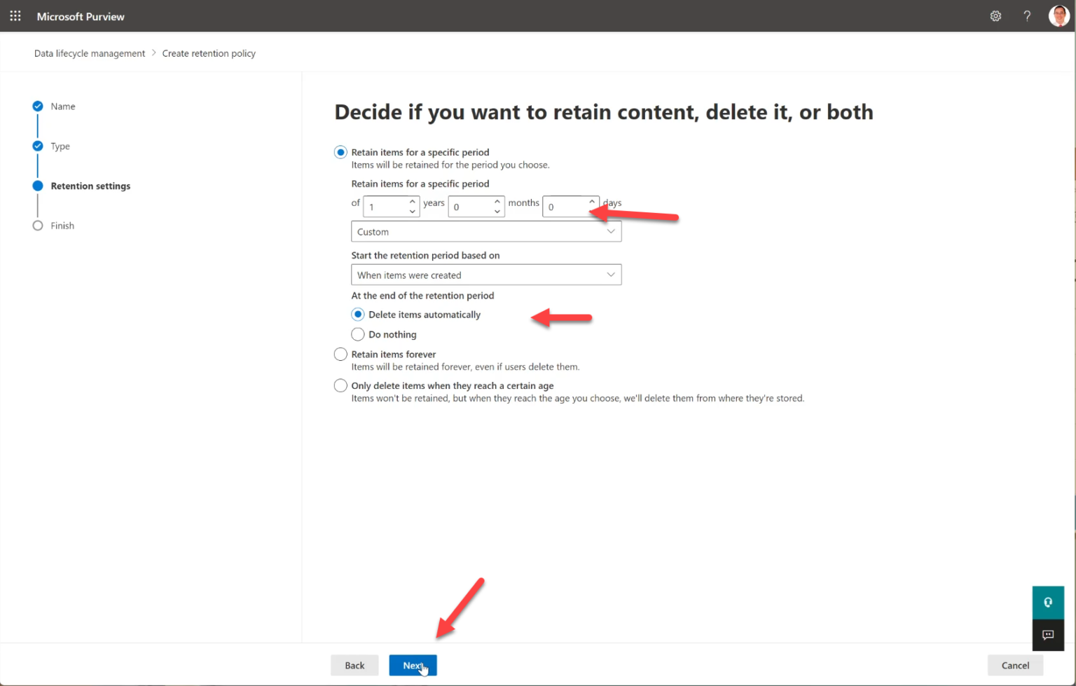 How to automatically delete microsoft teams chat messages after 4it