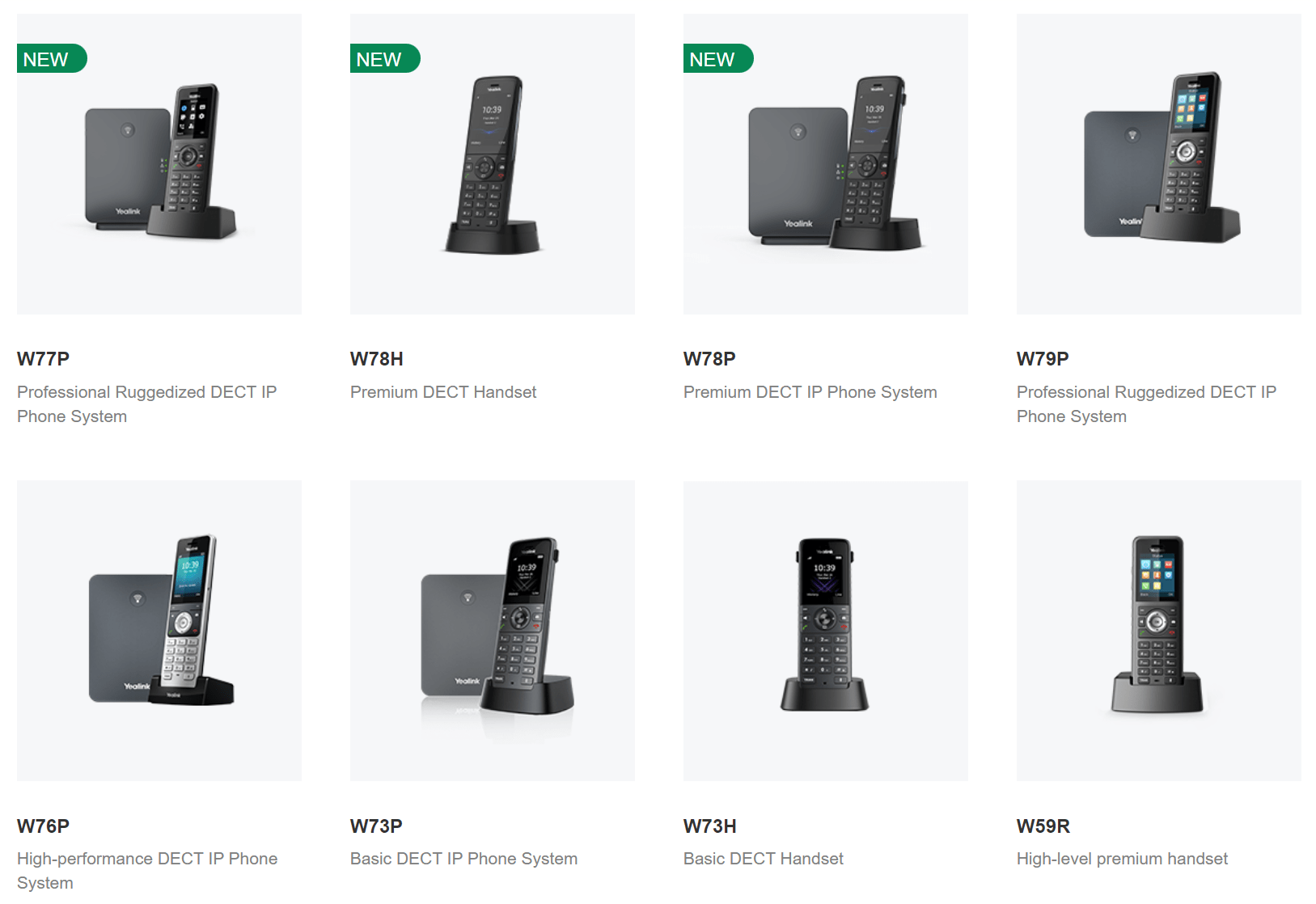 3CX Phone System 37 Yealink DECT Phones