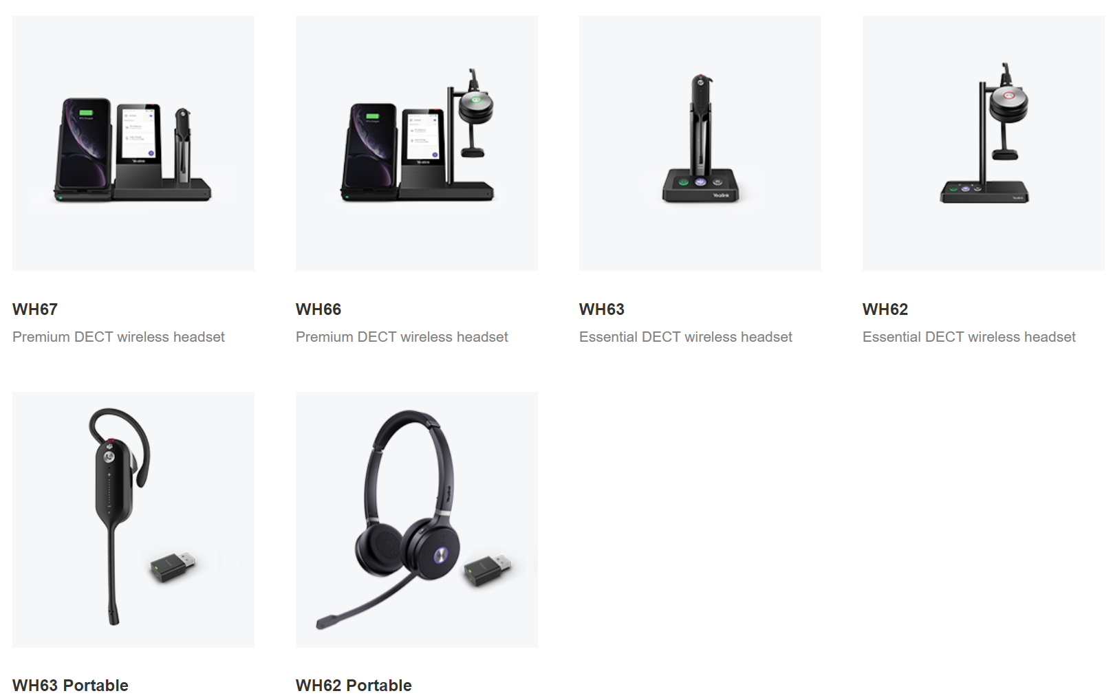 3CX Phone System 39 Yealink DECT Wireless Headsets 1