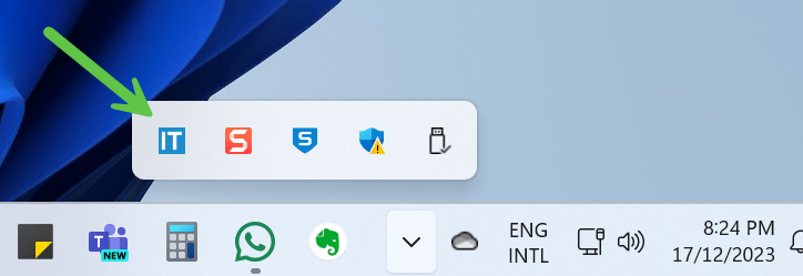 IT Support Panel 3 ITSuuportPanelIconTaskTray