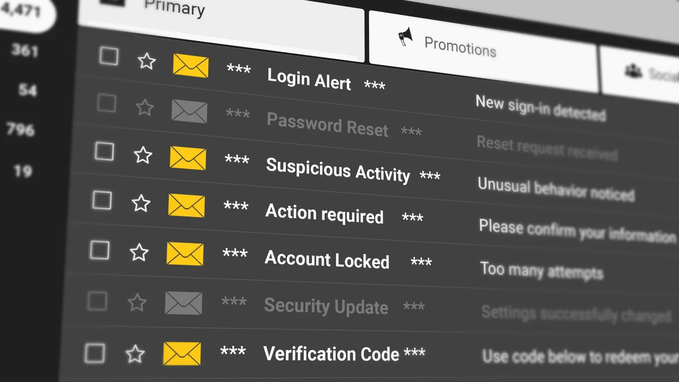 Office laptop showing a suspicious email being reviewed in a Sydney workplace