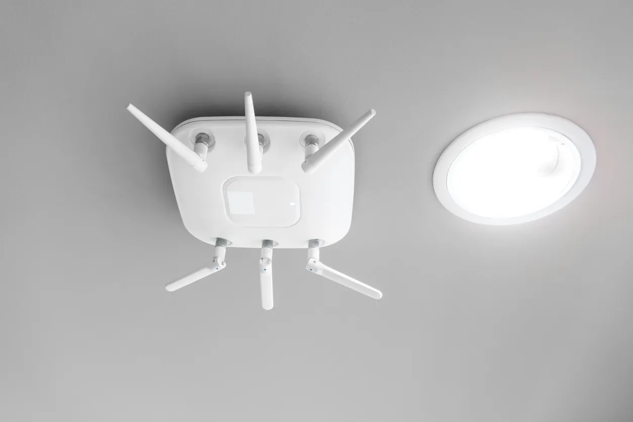 Sophos Wireless access point installed in a Sydney office ceiling