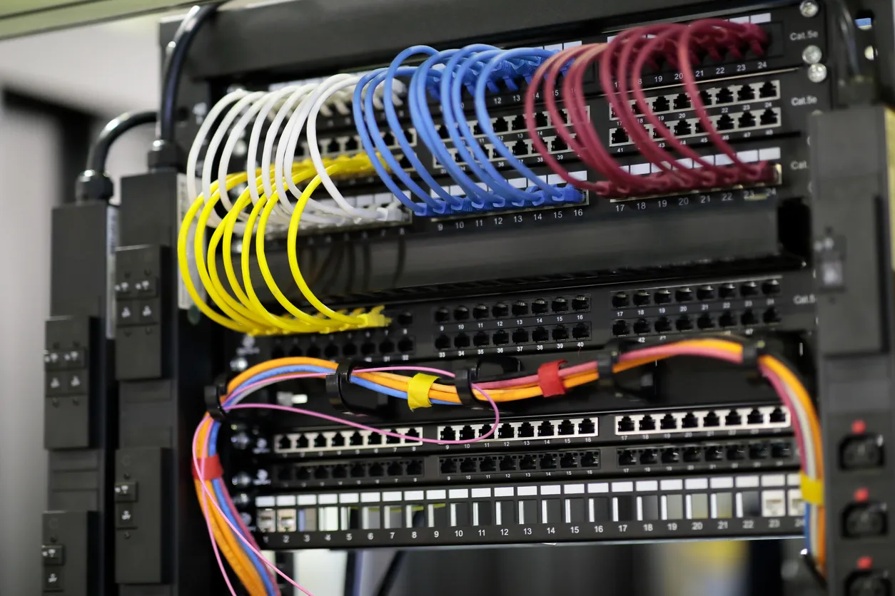 UniFi network controller dashboard and hardware in a small business office in Sydney