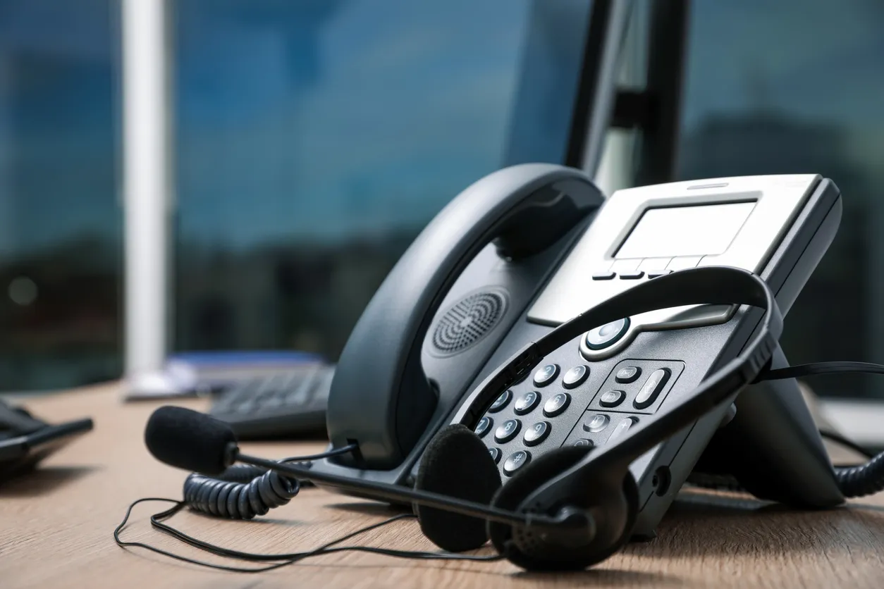 UniFi Talk VoIP desk phone set up by 4iT for a Sydney business